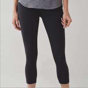 Lululemon Wunder Under Crop Black